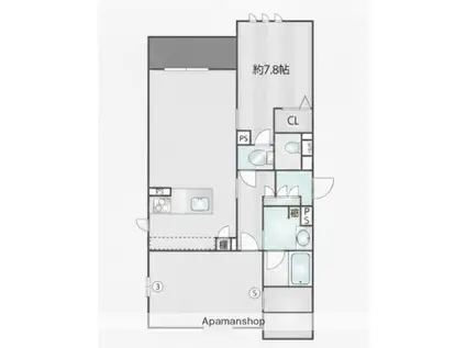 CENTRAL JIGYO(2LDK/2階)の間取り写真