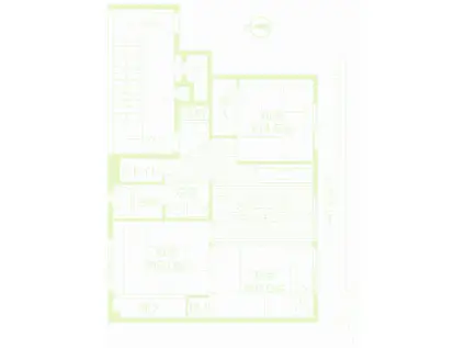 ビレッジハウス三橋1(3DK/5階)の間取り写真