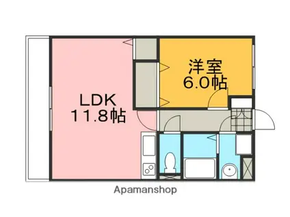 BEAUTERRACEステラ(1LDK/1階)の間取り写真