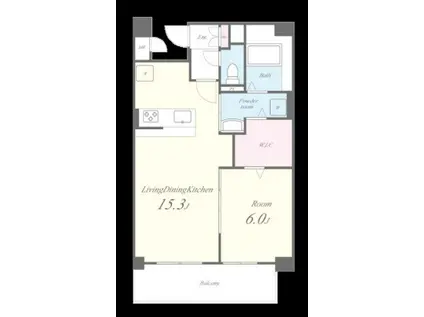 MYS CASETTA KOKURA(1LDK/9階)の間取り写真