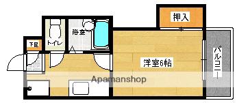 リファレンス葉山(1K/2階)の間取り写真
