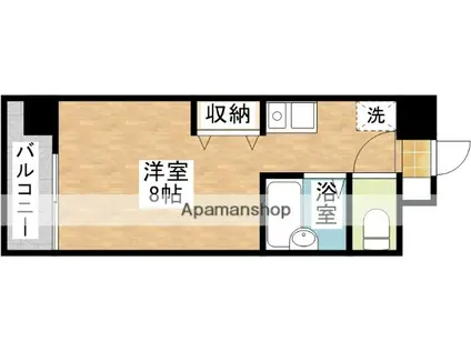 ヴィラ・エスペランサ(ワンルーム/5階)の間取り写真