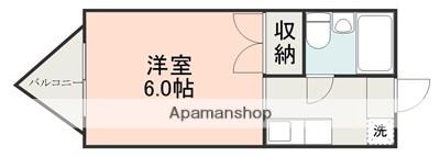 グリーンコーポ阿部(1K/2階)の間取り写真