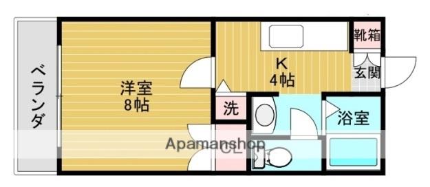 池田マンションB(1K/5階)の間取り写真