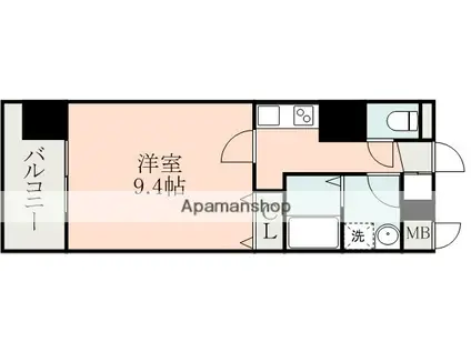 SEA FLAT(1K/10階)の間取り写真