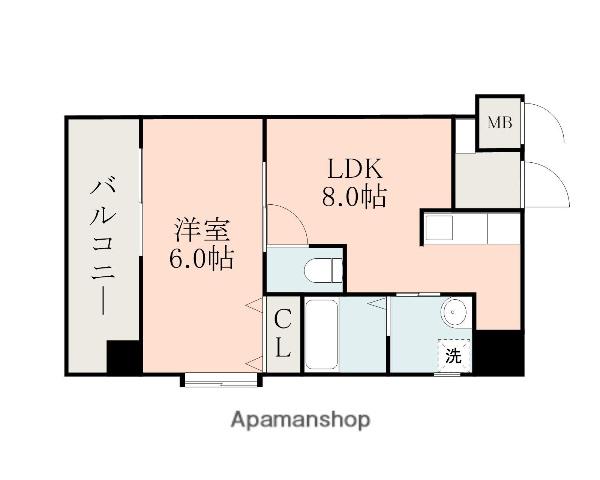アーバン・ビルドⅠ(1LDK/2階)の間取り写真