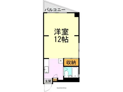 レオマンション祗園橋(ワンルーム/3階)の間取り写真