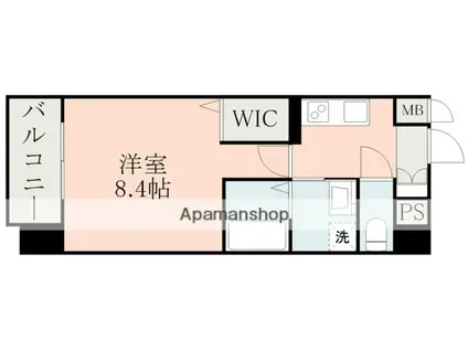 BUENA CASA熊本駅前イースト(1K/10階)の間取り写真