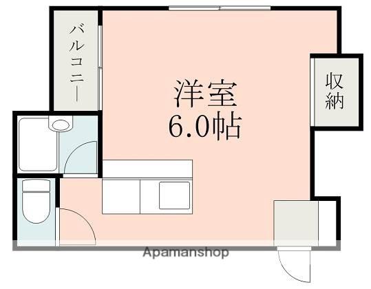 HOUSE安全地帯(ワンルーム/2階)の間取り写真