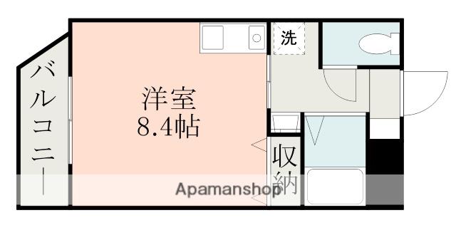 ADVANCE帯山(ワンルーム/2階)の間取り写真