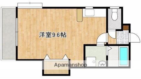 フォレストハイム新屋敷(ワンルーム/4階)の間取り写真