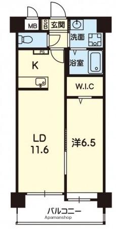 MON REVE平成(1LDK/4階)の間取り写真