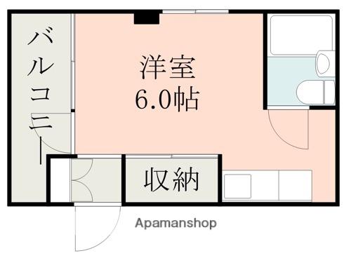 NKビル(ワンルーム/3階)の間取り写真