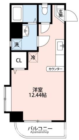 SERES長嶺(ワンルーム/5階)の間取り写真