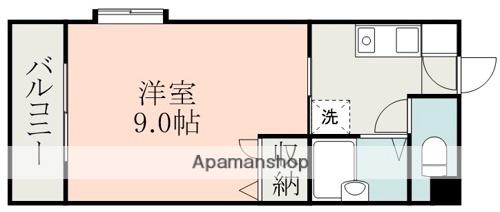 エスペランサⅡ(1K/1階)の間取り写真