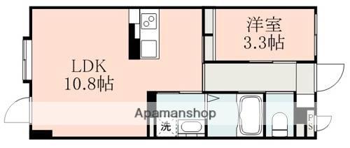 MAJOR光の森駅前(1LDK/2階)の間取り写真