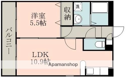 レガメント(1LDK/1階)の間取り写真