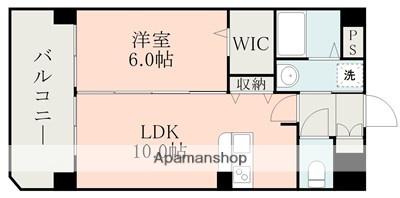デュアラス・ファースト(1LDK/2階)の間取り写真