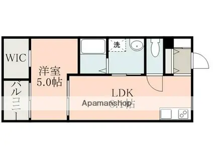 MAJOR大津駅前(1LDK/2階)の間取り写真