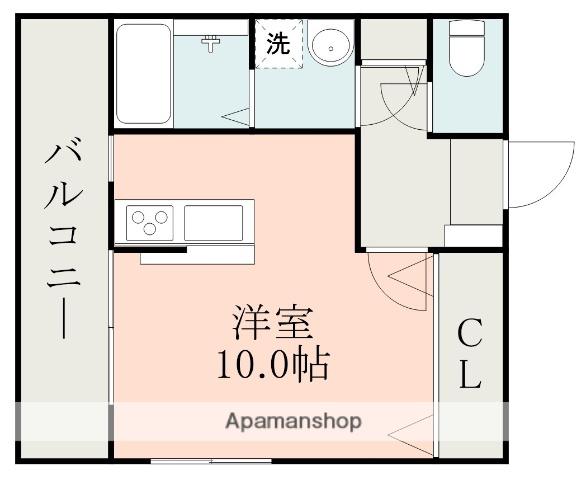 アヴァンティ大塚(ワンルーム/1階)の間取り写真