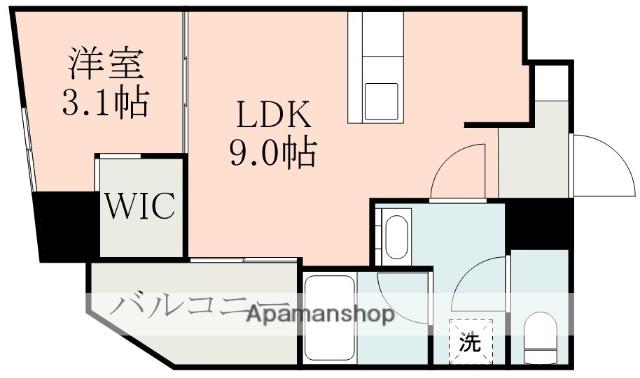 GINZA331BLD(1LDK/5階)の間取り写真