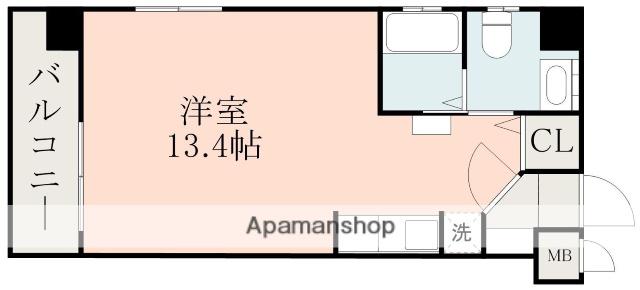 アーバン・ビルドⅠ(ワンルーム/5階)の間取り写真