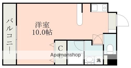 ビルド・ケアⅠ(ワンルーム/2階)の間取り写真