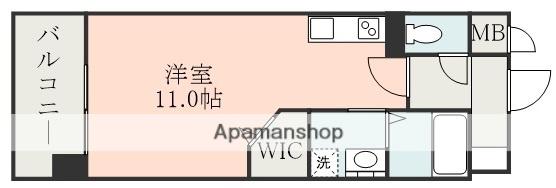 EST BLUE(ワンルーム/6階)の間取り写真