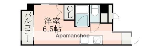 リベルテ本荘(ワンルーム/3階)の間取り写真