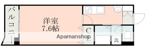 クイール世安(1K/8階)の間取り写真