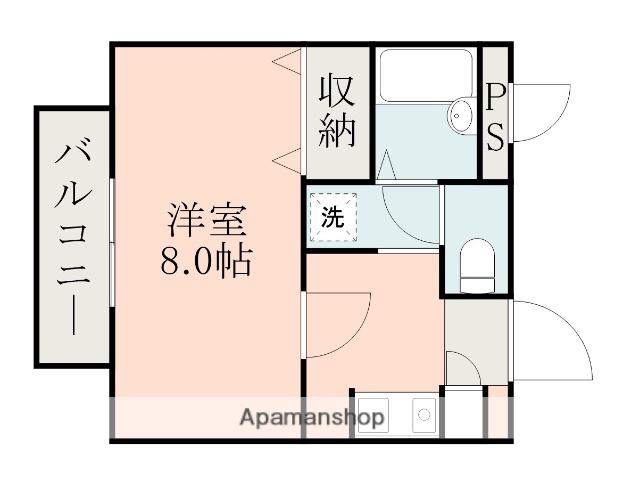 花立ハイツ(1K/1階)の間取り写真