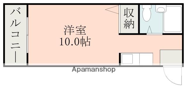 キープブライト帯山(ワンルーム/3階)の間取り写真