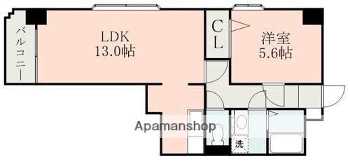 NICEマンション九品寺(1LDK/2階)の間取り写真