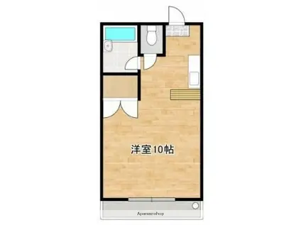 シティ4JAUNE(ワンルーム/3階)の間取り写真