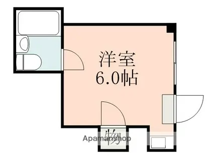 ひまわりマンションⅦ(ワンルーム/2階)の間取り写真