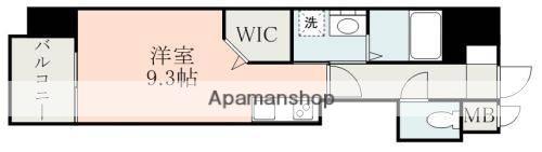 フルール米屋町(ワンルーム/3階)の間取り写真