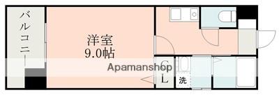 グランドエステート新町(1K/9階)の間取り写真