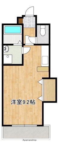 フォレストハイム新屋敷(ワンルーム/2階)の間取り写真