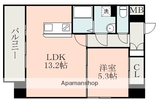PRENDRE本山(1LDK/4階)の間取り写真