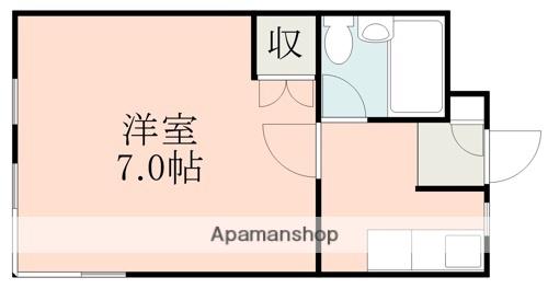 リーガルコートA(1K/4階)の間取り写真
