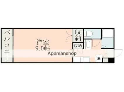 コスモ第2ビル(1K/2階)の間取り写真