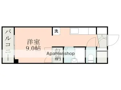 コート大江(ワンルーム/3階)の間取り写真