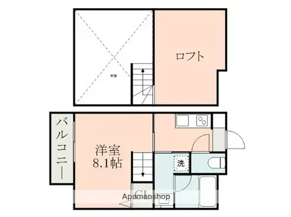 LIFE月出Ⅰ(1K/3階)の間取り写真