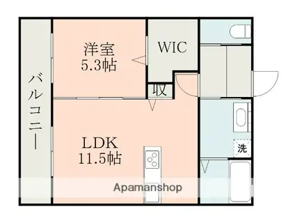 SHELL LEBEN八反田Ⅰ(1LDK/2階)の間取り写真