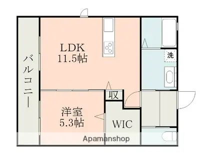 SHELL LEBEN八反田Ⅰ(1LDK/1階)の間取り写真