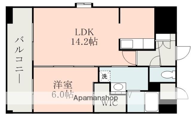 BOA SORTE(1LDK/8階)の間取り写真
