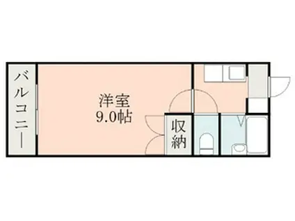 プラネ本山(1K/3階)の間取り写真