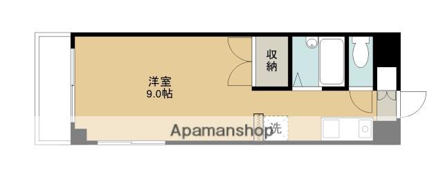 和光ビル新館(ワンルーム/2階)の間取り写真