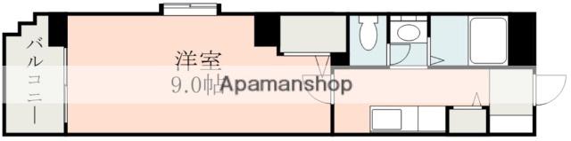 NKビル(1K/7階)の間取り写真