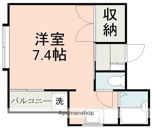 セントポーリア88(1K/3階)の間取り写真